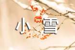 關(guān)于小雪節(jié)氣的詩句