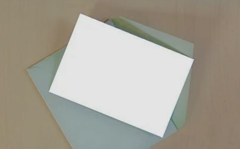 黃色簡單線條自薦信封面