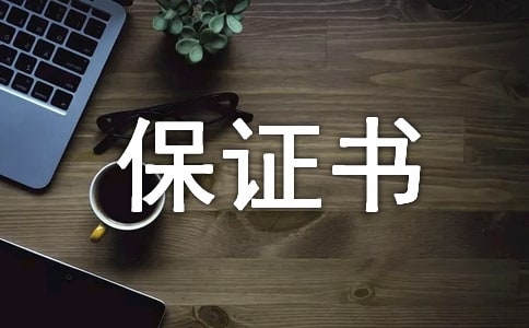 最新承諾保證書范文