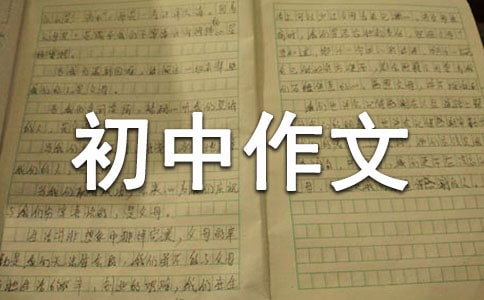 有關(guān)優(yōu)秀初中作文集合七篇