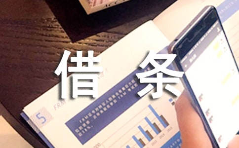 單位借條標準格式