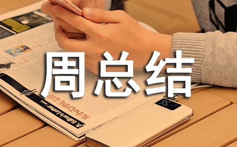 工作一周總結(jié)